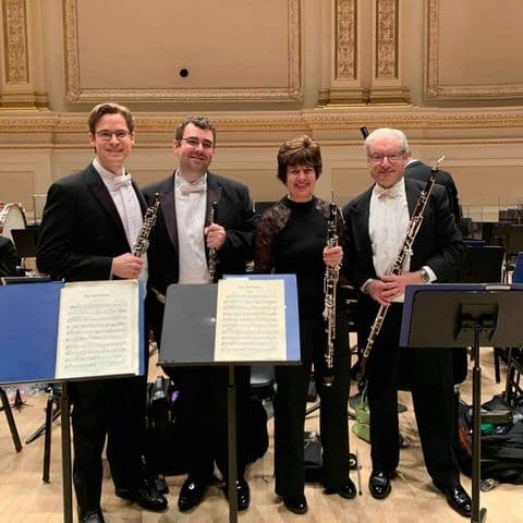 The Philadelphia Orchestra concert, oboe section